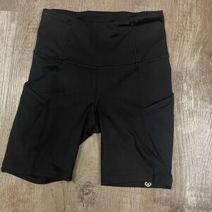 Black Lululemon Biker Shorts